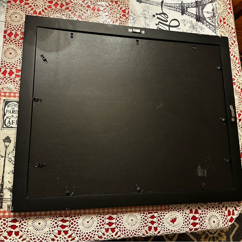 Black Multi-Photo Collage Frame 22” x 18” (holds 14 photos) - Picture 2 of 2